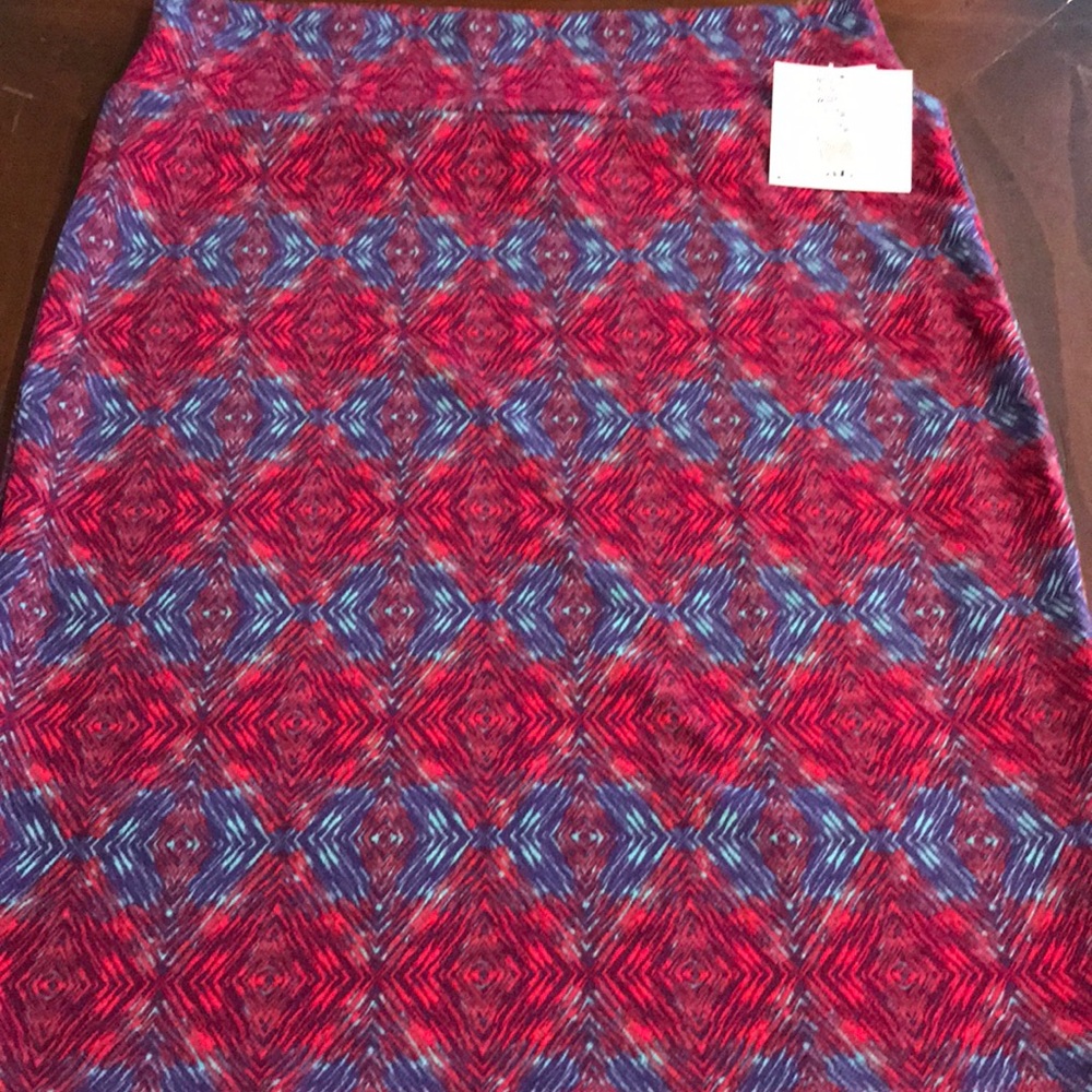 XL LuLaRoe Cassie Pencil Skirt.  Hot pink & Purple